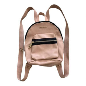 Rampage Pink Mini Faux Leather Backpack